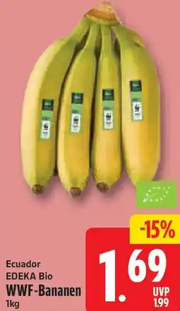 nah & gut EDEKA Bio WWF-Bananen Angebot