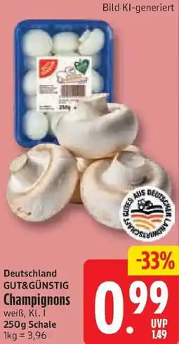 nah & gut GUT&GÜNSTIG Champignons Angebot