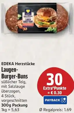 nah & gut EDEKA Herzstücke Laugen Burger-Buns Angebot