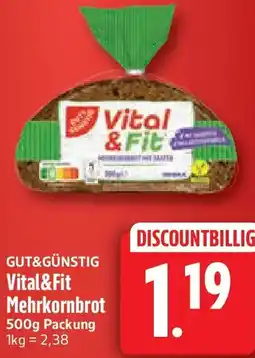 nah & gut GUT&GÜNSTIG Vital&Fit Mehrkornbrot Angebot