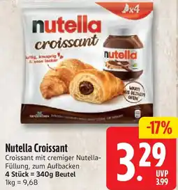 nah & gut Nutella Croissant Angebot