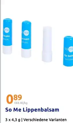 Action So me lippenbalsam Angebot