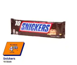 Action Snickers schokoriegel Angebot