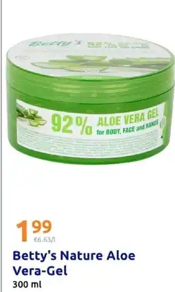 Action Betty's nature aloe vera-gel Angebot
