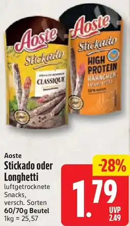 nah & gut Aoste Stickado oder Longhetti Angebot