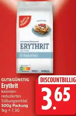 nah & gut GUT&GÜNSTIG Erythrit Angebot