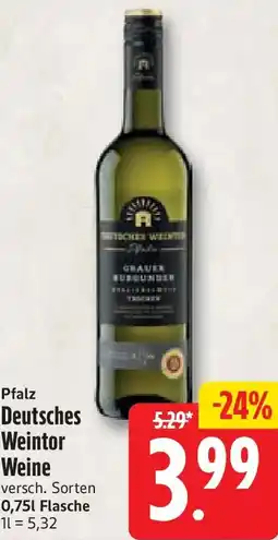 nah & gut Pfalz Deutsches Weintor Weine Angebot
