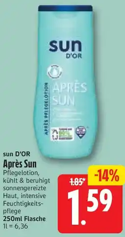 nah & gut sun D'OR Après Sun Angebot