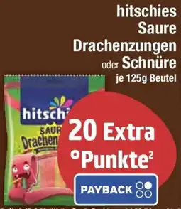 Edeka hitschies Saure Drachenzungen oder Schnüre Angebot