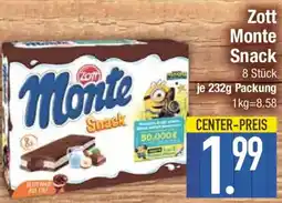 Edeka Zott Monte Snack Angebot