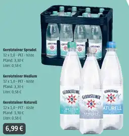 Ellerkamp Getränke Gerolsteiner Sprudel, Medium o. Naturell Angebot