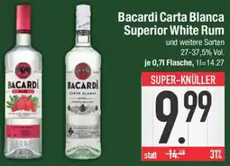 Edeka Bacardi Carta Blanca Superior White Rum Angebot