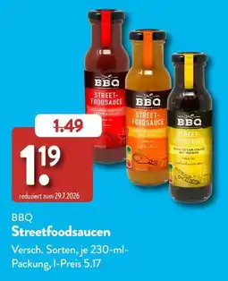 Aldi Süd BBQ Streetfoodsauces Angebot