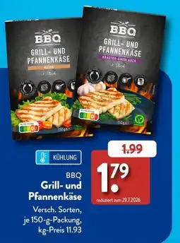 Aldi Süd BBQ Grill- und Pfannenkäse Angebot