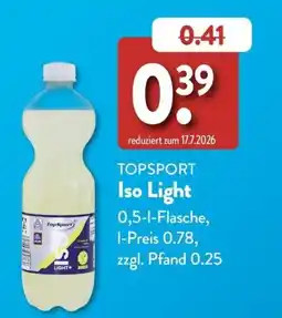 Aldi Süd TOPSPORT Iso Light Angebot
