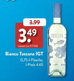 Aldi Süd Bianco Toscana IGT Angebot