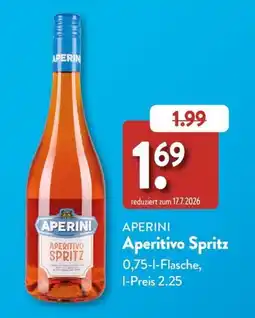 Aldi Süd APERINI Aperitivo Spritz Angebot