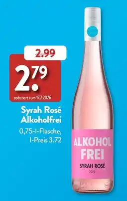 Aldi Süd Syrah Rosé Alkoholfrei Angebot