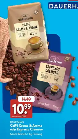 Aldi Süd BARISSIMO Caffè Crema & Aroma Angebot