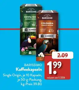Aldi Süd BARISSIMO Kaffee kapseln Angebot