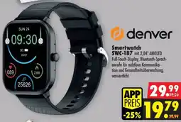 Mäc Geiz denver Smartwatch SWC-187 Angebot
