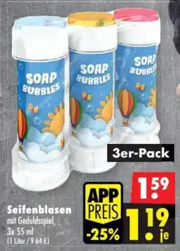 Mäc Geiz Seifenblasen mit Geduldsspiel Angebot