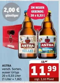 Getränke Quelle ASTRA Helles Angebot