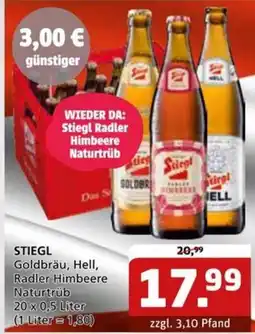 Getränke Quelle STIEGL Radler Himbeere Naturtrüb Angebot