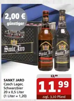 Getränke Quelle SANKT JARO Czech Lager, Schwarzbier Angebot