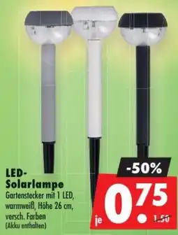 Mäc Geiz LED-Solarlampe Angebot