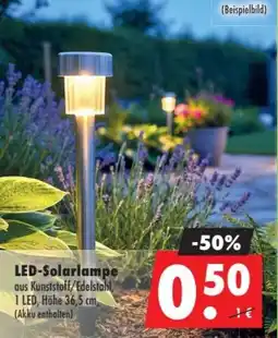 Mäc Geiz LED-Solarlampe Angebot