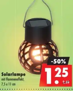 Mäc Geiz Solarlampe mit Flammeneffekt Angebot