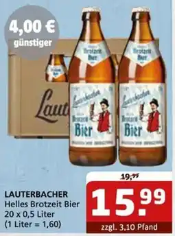 Getränke Quelle Lauteracher Helles Brotzeit Bier Angebot