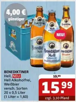 Getränke Quelle BENEDIKTINER Hell Angebot