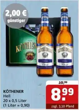 Getränke Quelle KÖTHENER Hell Angebot