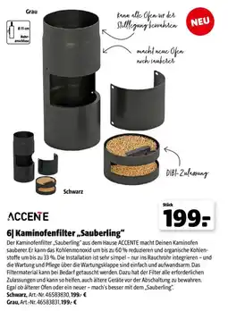 Hagebau ACCENTE Kaminofenfilter „Sauberling“ Angebot