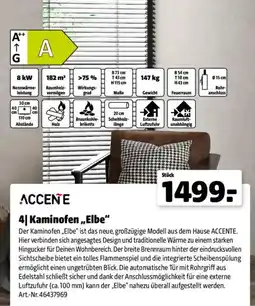 Hagebau Kaminofen „Elbe“ ACCENTE Angebot