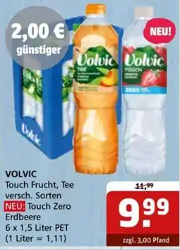Getränke Quelle Volvic Touch Frucht, Tee Angebot