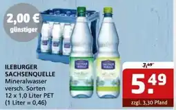 Getränke Quelle ILEBURGER SACHSENQUELLE Mineralwasser Angebot