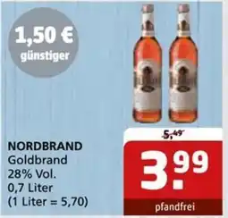 Getränke Quelle NORDBRAND Goldbrand Angebot
