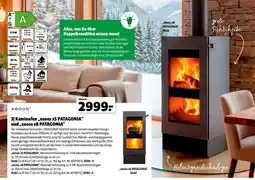 Hagebau xeoos Kaminofen,,xeoos x5 PATAGONIA" und ,,xeoos x8 PATAGONIA" Angebot