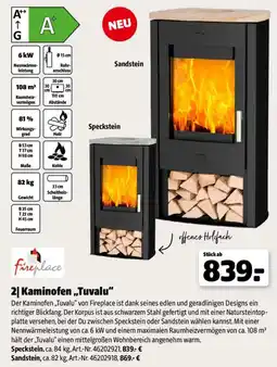 Hagebau Fireplace Kaminofen „Tuvalu“ Angebot