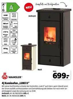 Hagebau Kaminofen „LUKE II“ WAMSLE Angebot