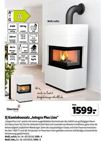 Kaminbausatz „Integra Plus Line“
