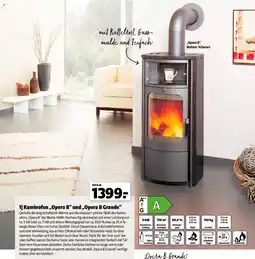 Hagebau Kaminofen „Opera B“ und „Opera B Grande“ Angebot