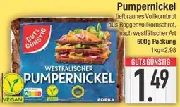 Edeka GUT & GÜNSTIG Pumpernickel Angebot
