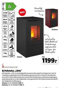 Hagebau WESTMINSTER Pelletofen „Little“ Angebot