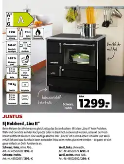 Hagebau JUSTUS Holzherd „Linz II“ Angebot