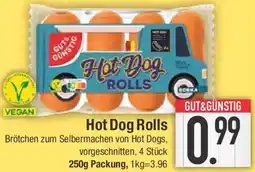 Edeka GUT & GÜNSTIG Hot Dog Rolls Angebot