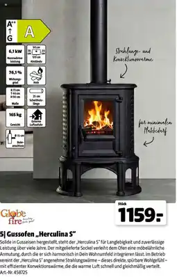 Hagebau Globe fire Gussofen „Herculina S“ Angebot